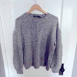 Ralph Lauren Marled Ballon sleeve sweater XL